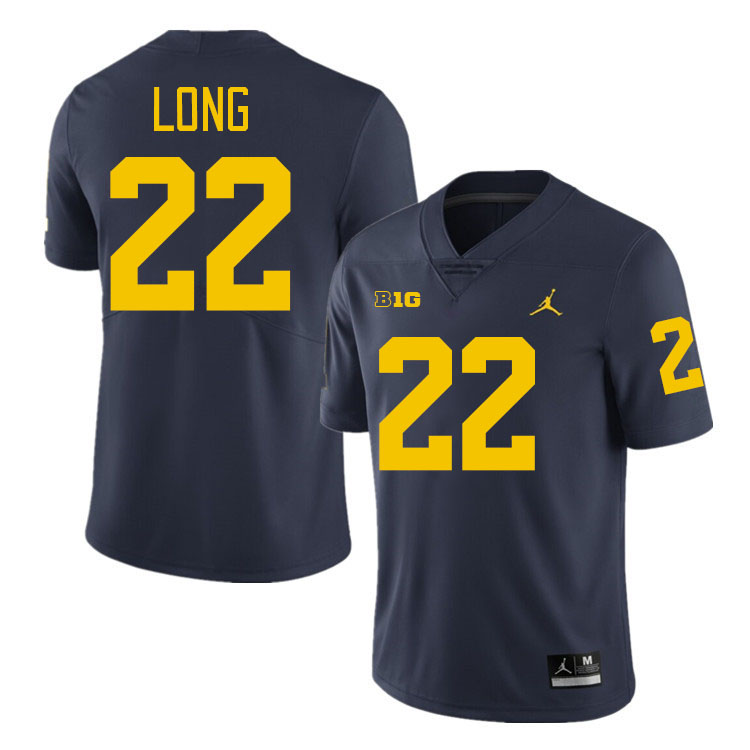 David Long Michigan Jersey,Michigan Wolverines #22 David Long Jersey Youth-Navy